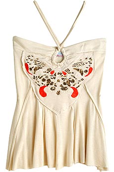 Sass & Bide Embellished halter top