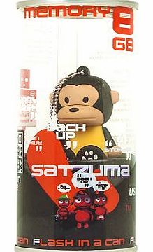 Satzuma 8GB Flash Memory Stick USB Monkey 10178377