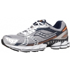 Saucony Mens Grid Launch Running Shoe Silver/Navy/Orange