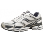 Saucony Mens Grid Nitro Cushioning Running Shoe White/Navy/Silver