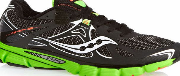 Saucony Mens Saucony Mirage 4 Trainers - Black / Green