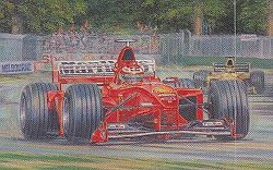 John Saunders ``Eddie Irvine 1999`` Print