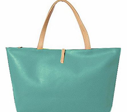 SAVFY Fashion Womens Ladies Classic Faux Leather Celebrity Style Tote Designer Shopper Handbag Purses Shou