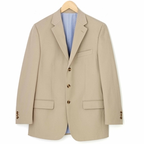 Savile Row Beige Brushed Twill Jacket