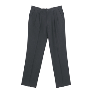 Savile Row Black Linen Trousers