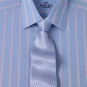 Blue Cotton Stripe Shirt