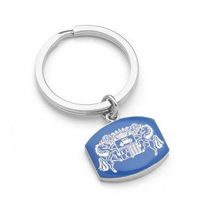 Savile Row Blue Savile Row Co Crest Key Ring