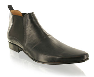 Saxone Almond Toe Chelsea Boot