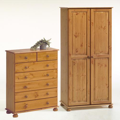 Aarhus Wardrobe and Chest Bedroom Set 222