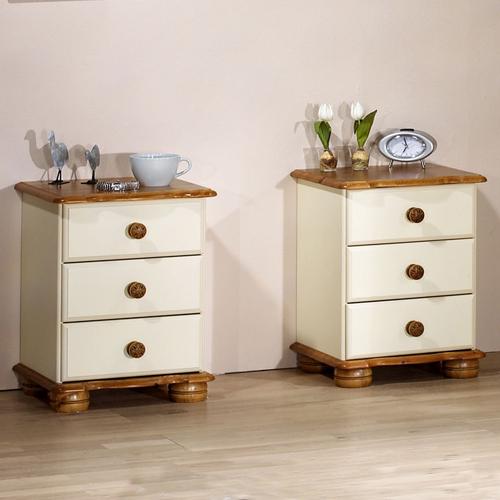 Scandinavian Pine Oslo Bedside Cabinet Set (x2) 128.102.46