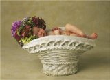 Schmidt Spiele Anne Geddes Jigsaw Puzzle by Schmidt - Hydrangea Planter - (1000 pieces)