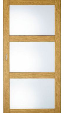 Sliding Wardrobe Door - Shaker Oak