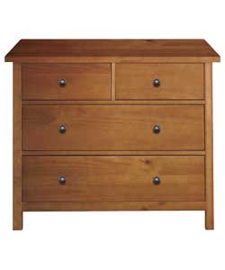 Timeless 2 + 2 Drawer Chest - Oak