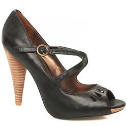 Schuh Female Bobbi X Pf Peep Leather Upper Evening in Black