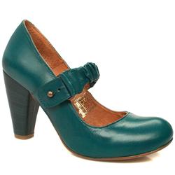 Schuh Female Irina Elas Bar Leather Upper Evening in Green