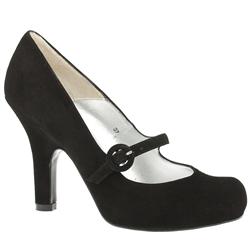 Schuh Female Prettier Bar Court Suede Upper Evening in Black, Pink