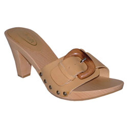 SCHUH MARILYN WOOD BUCK MULE