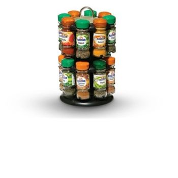 - 2 Tier Revolving Spice Rack in