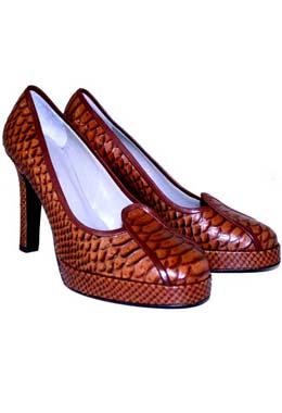 Scorah Pattullo Salamay Mock Snakeskin Shoe by Scorah Pattullo