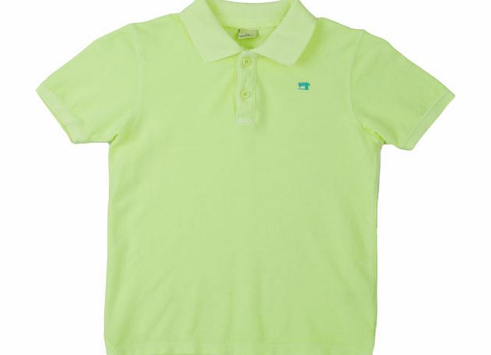 Scotch Shrunk Boys Scotch Shrunk Garment Dye Neon Polo