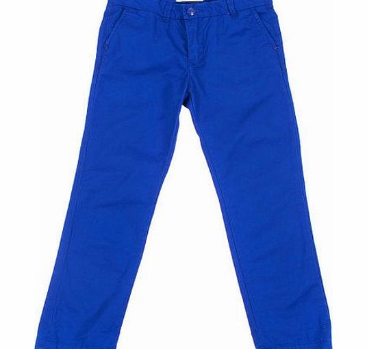 Scotch Shrunk Boys Scotch Shrunk Pima Cotton Chinos - Kobalt