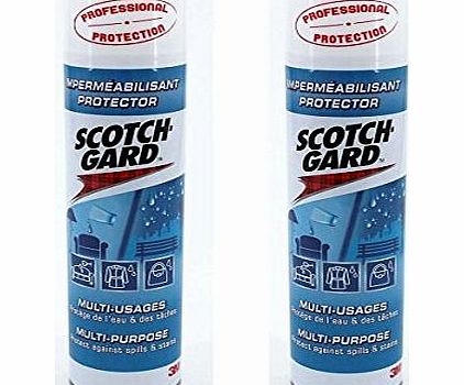 Scotchgard 2 x Scotchgard Protector For Leather, Clothing, Soft Furnishings, Fabrics amp; Upholstery 400 ml