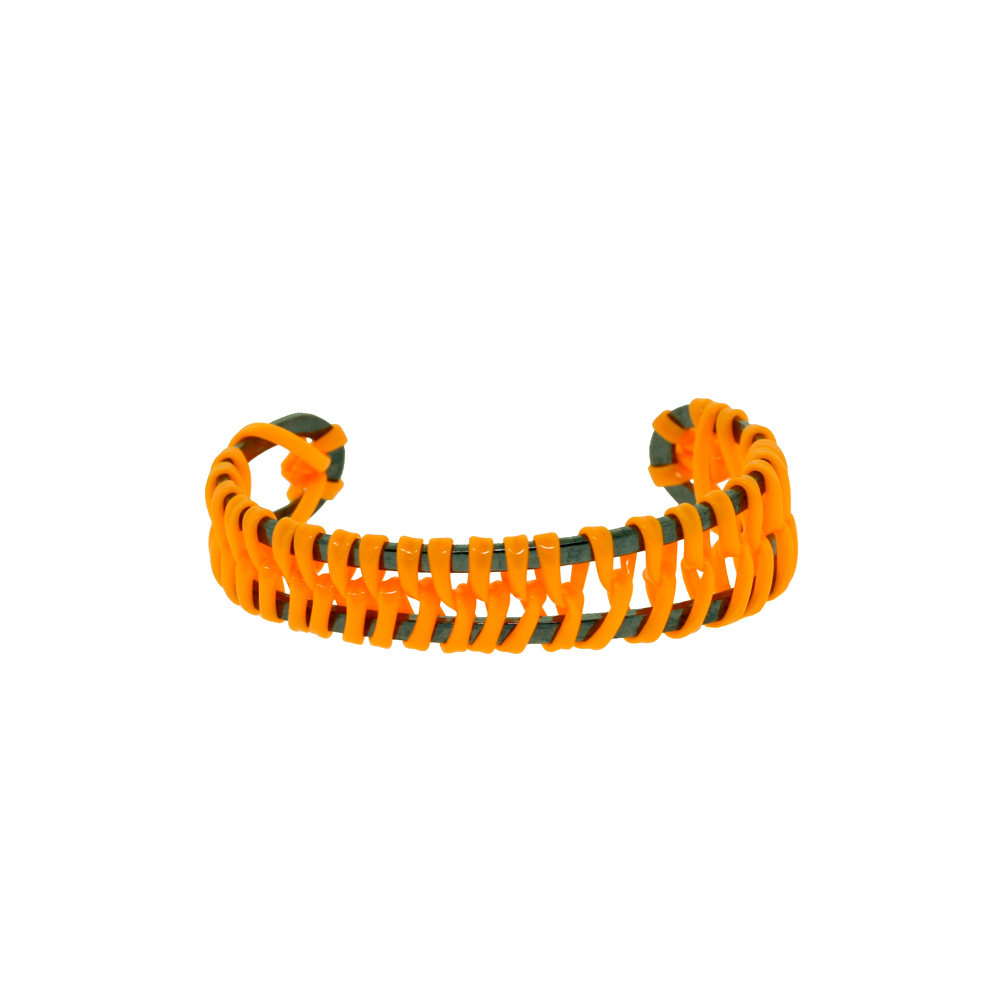 scoubidou Cuff - Orange