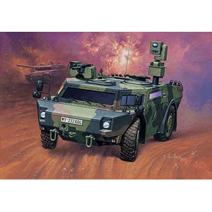 Scout car Fennek plastic kit 1:72