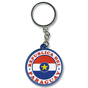 Paraguay PVC Keyring