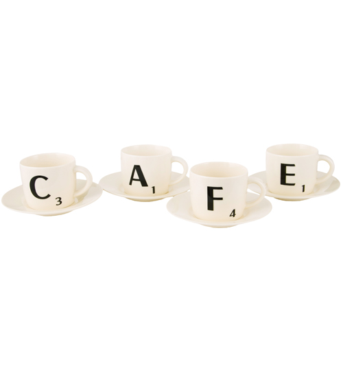 Scrabble Espresso Set