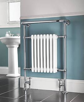 Screwfix, 1228[^]61343 Bathroom Radiator Chrome 952 x 659mm 1699BTU 61343