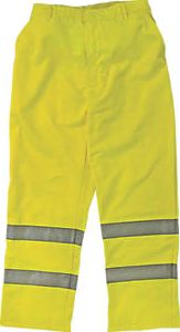 Screwfix, 1228[^]90991 Elasticated Waist Hi-Vis Yellow X Large 40-41``