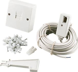 Screwfix, 1228[^]19843 Telephone Extension Kit 10m 19843