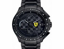 Scuderia Ferrari Mens Race Day IP Black Steel