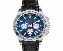 Scuderia Ferrari Mens Scuderia Blue and Black