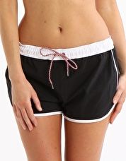 Seafolly, 1295[^]228510 Beach Runner Run Boardshort - Black and White