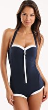 Seafolly, 1295[^]253096 Block Party Retro Maillot - Indigo