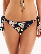 Seafolly, 1295[^]253373 Cabana Rose Hipster Tie Side - Indigo