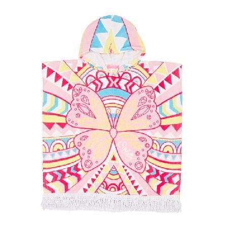 Seafolly Girls Seafolly Jewel Cove Poncho Towel - Multi