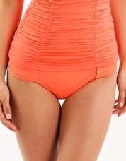 Seafolly, 1295[^]253181 Goddess Pleated Retro Pant - Nectarine