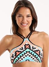 Seafolly, 1295[^]253526 Kasbah High Neck Tank - Nectarine