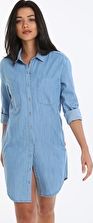 Seafolly, 1295[^]276767 Summer Love Journey Shirt Dress - Chambray