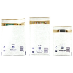 Mail Lite Plus Bubble Bags White D/1