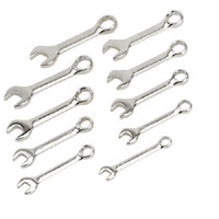 Combination Spanner Set Stubby 10pc Metric