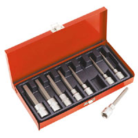 Hex Key Socket Set 8pc 1/2andquotSq Drive Metric