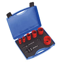 Hole-Saw Kit Plumbers 9pc