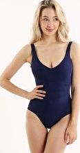 Seaspray, 1295[^]236528 Just Plain Long Length One Piece - Navy