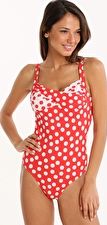 Seaspray, 1295[^]254095 Polka Dots Long Length Medium Control One Piece