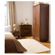 3 Piece Bedroom Set, Walnut