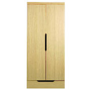 Kids Double Wardrobe, Light Oak